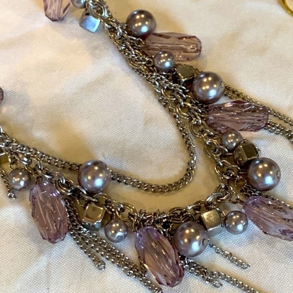 💐5/25 Jewelry lot bundle earrings necklaces bracelets chunky stretch modern - Picture 9 of 14